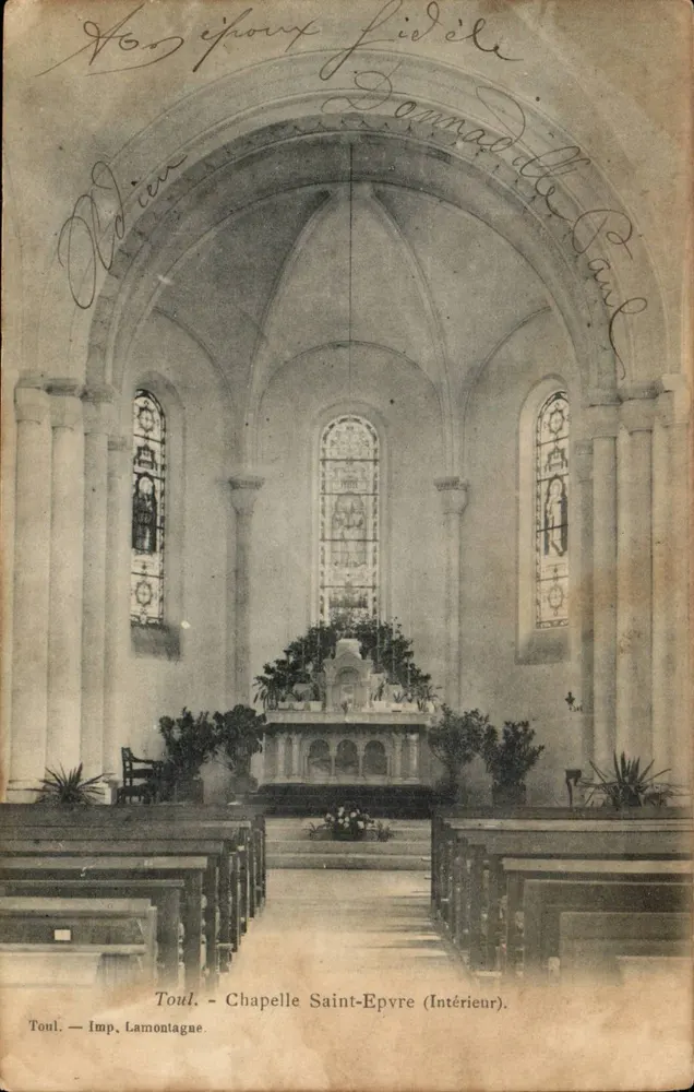 Toul - Capela São Evpride (Interior) — Imp. Lamontagne - Frente