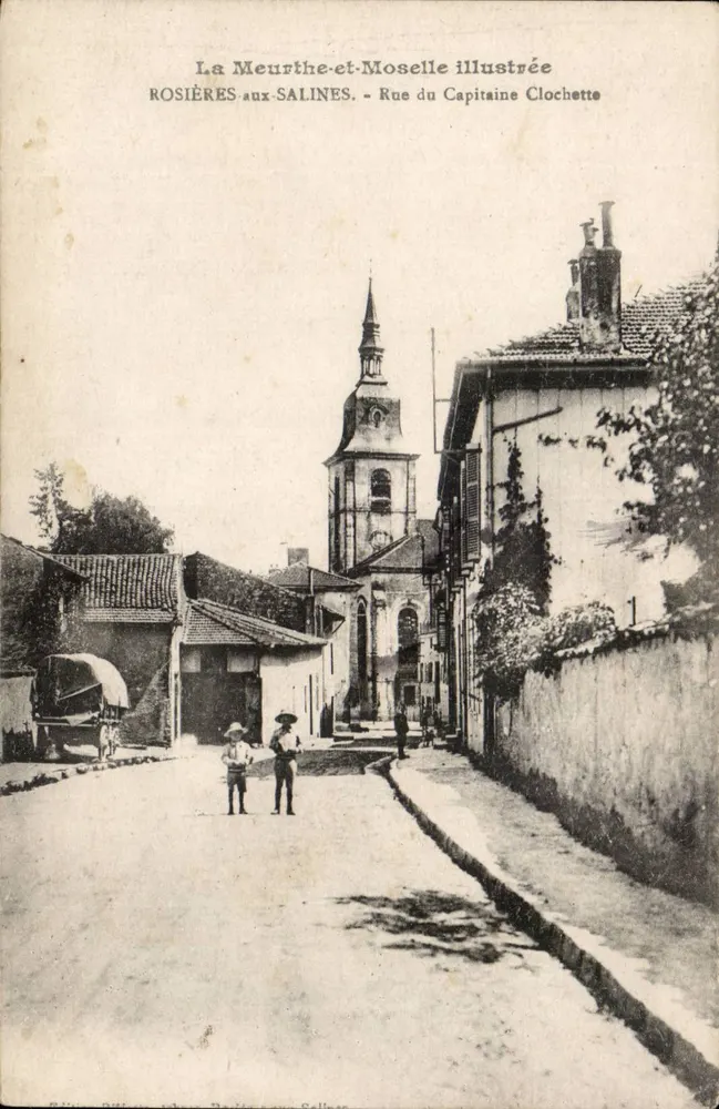 Rosières-aux-Salines — Rue du Capitaine Clochette — La Meurthe-et-Moselle illustrée - Vorderseite