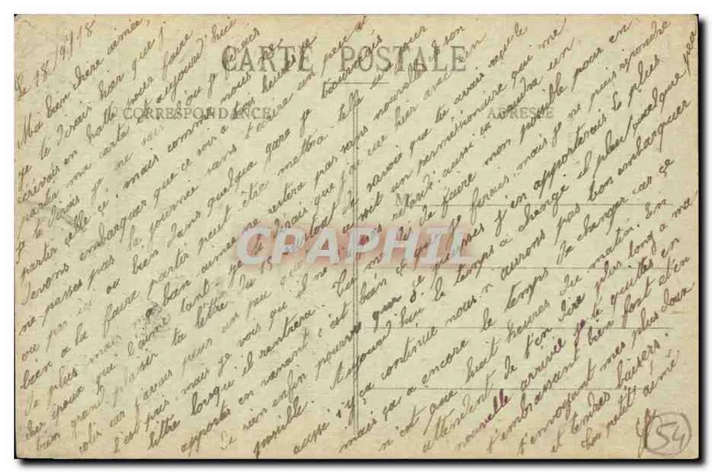 Rosières-aux-Salines — Rue du Capitaine Clochette — La Meurthe-et-Moselle illustrée - Rückseite