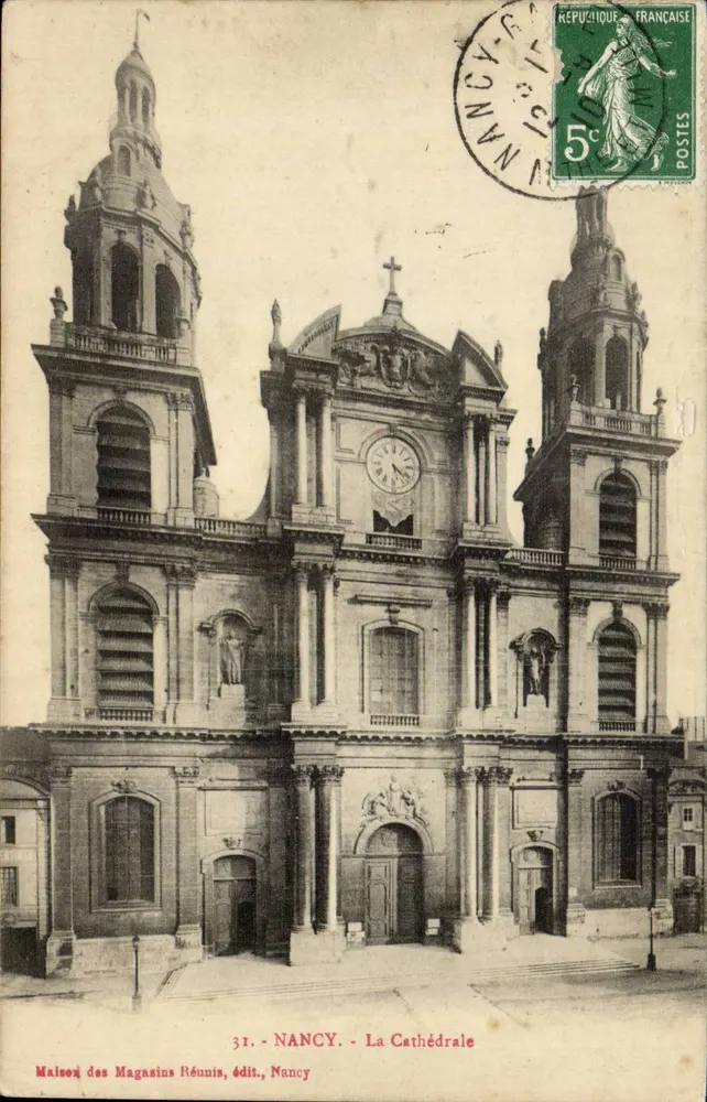 Nancy - A Catedral — Maison des Magasins Réunis, editora, Nancy - Frente