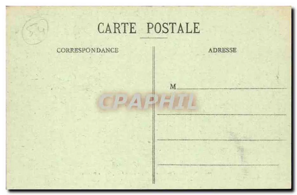 NANCY - Cours Léopold ; no fundo, Estátua Drouot - Verso