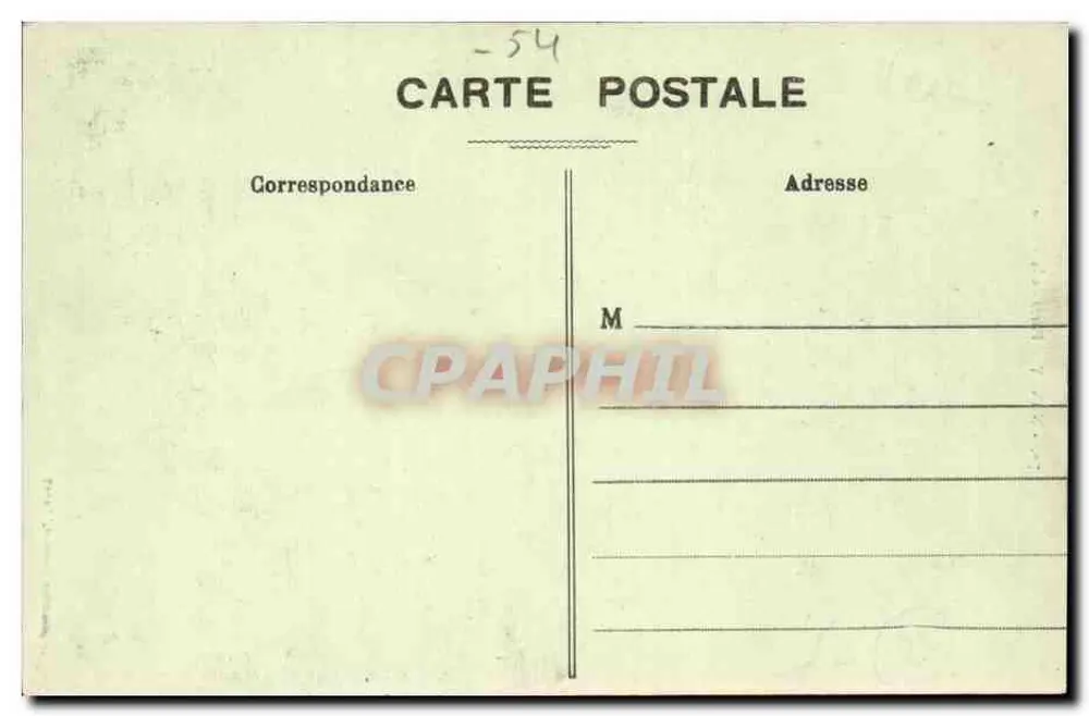 NANCY — Porte de la Craffe — Imprimeries Réunies, Nancy - Verso