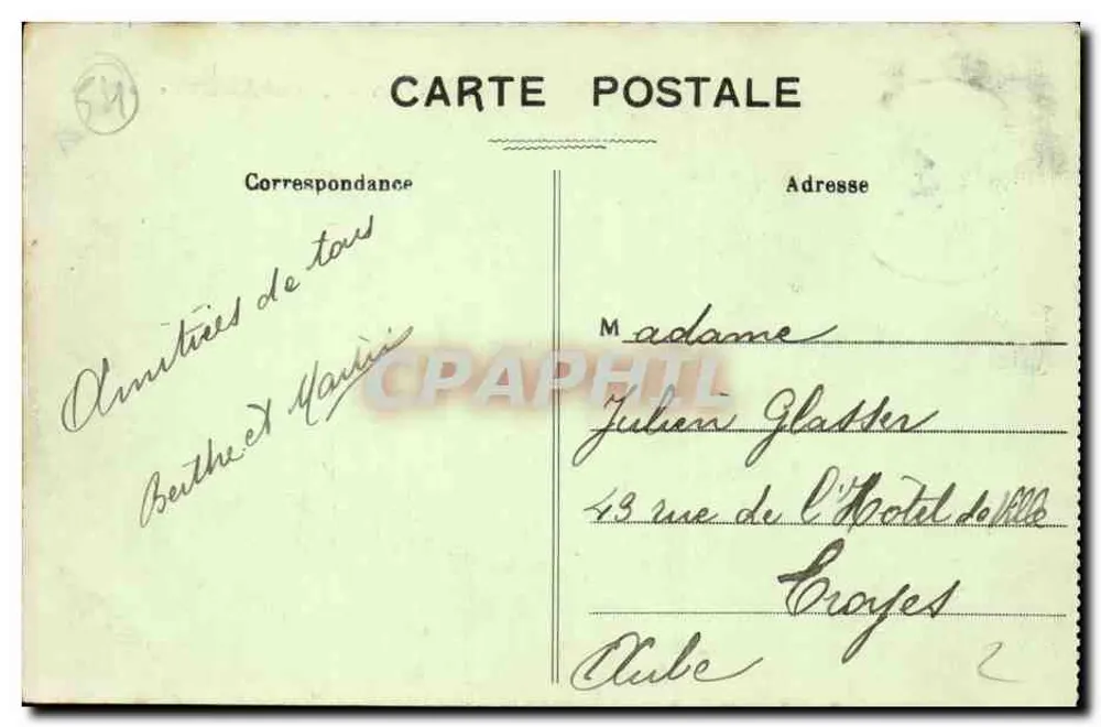 NANCY - Chiesa di San Epvre e Piazza delle Dame — Maison des Magasins Réunis, edito a Nancy - Verso