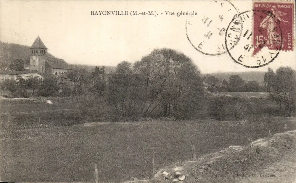 Bayonville (M.-et-M.) — Vista geral — Edição Ch. Lemoine - Frente