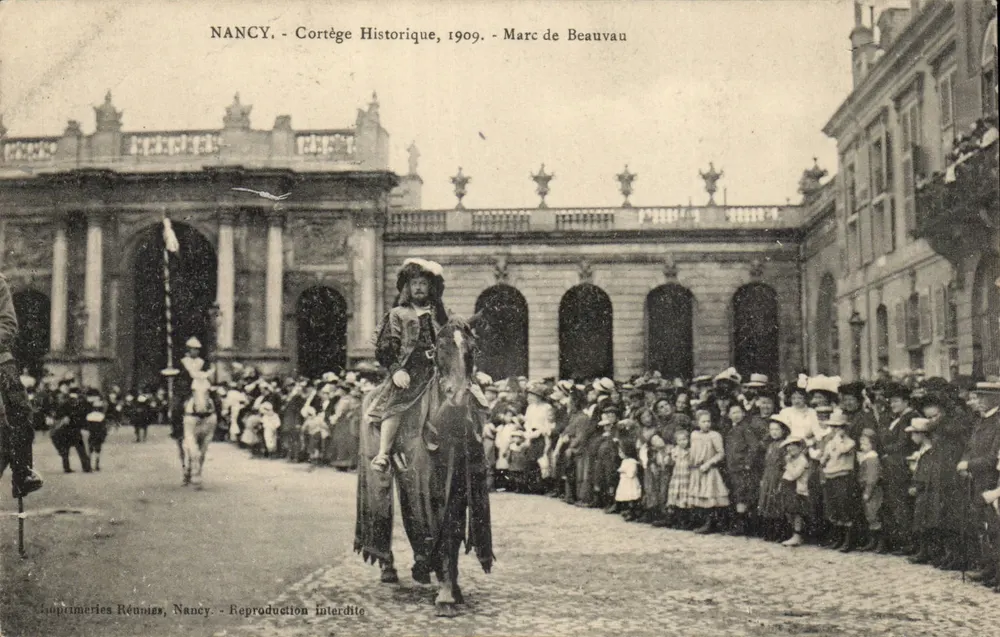 NANCY - Historischer Umzug, 1909 - Marc de Beauvau - Vorderseite