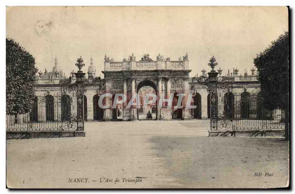 NANCY — O Arco do Triunfo — ND Phot - Frente