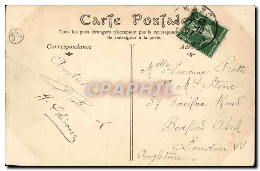 NANCY — O Arco do Triunfo — ND Phot - Verso