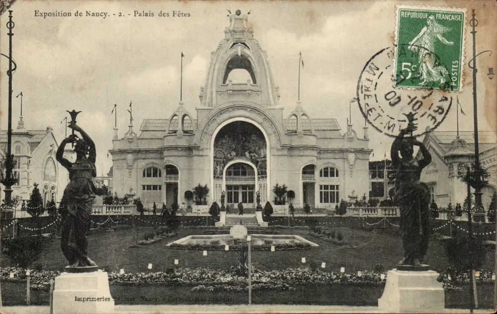 Exposição de Nancy - Palácio dos Festejos — Imprensa de Nancy, n°2 - Frente