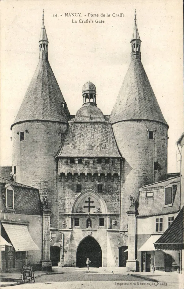NANCY - Porte de la Craffe — Imprimeries Riannes de Nancy, n°44 - Frente