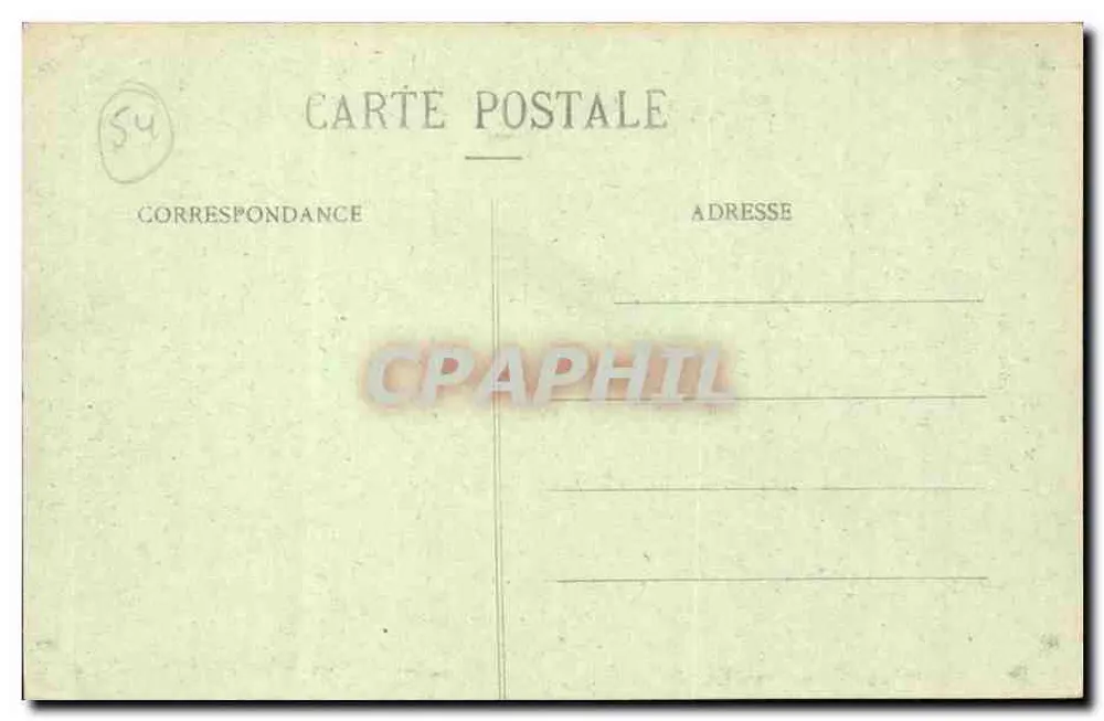 NANCY - Porte de la Craffe — Imprimeries Riannes de Nancy, n°44 - Verso