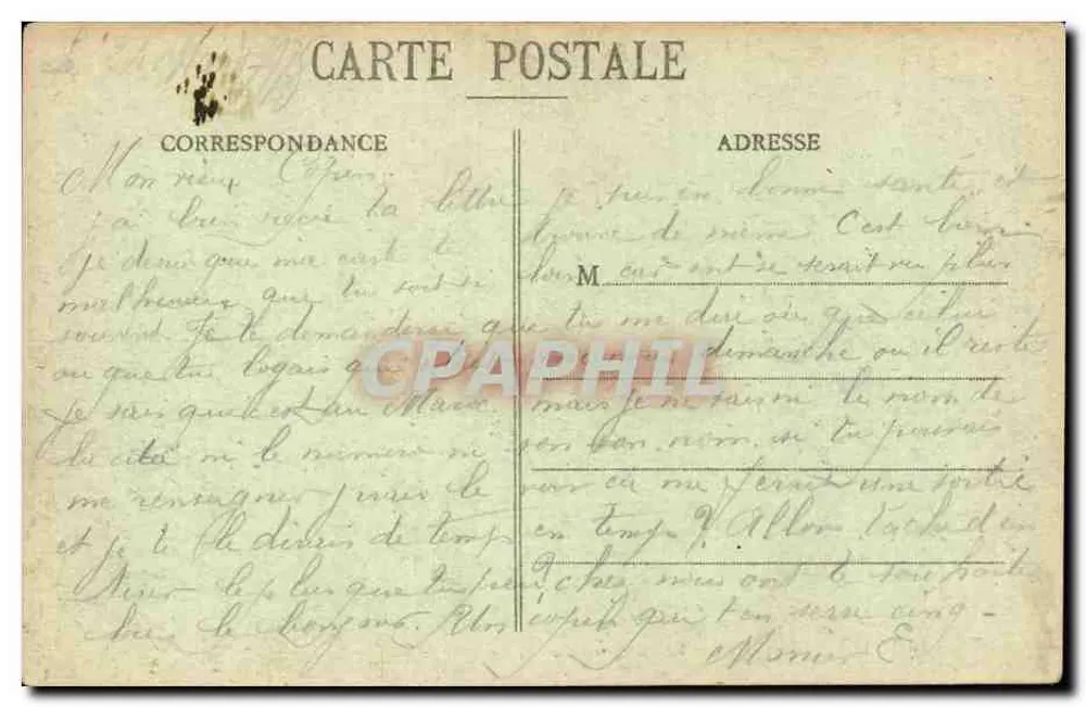 Dombasle-sur-Meurthe — Escuela de chicas — Imp. Ch. Schmitzberger - Reverso