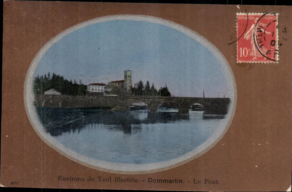 Dommartin - Der Brücke — Illustrierte Umgebung von Toul — Edition Polot - Vorderseite