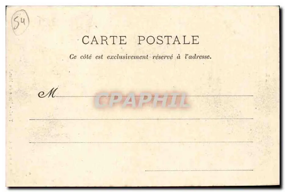 Toul - Place du Marché — Ansicht des Marktes mit der Kirchturms — Lib. Ch. Oury, Toul - Rückseite