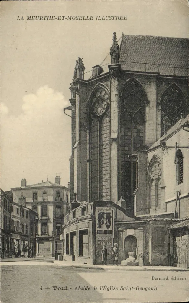 Toul - Abside da Igreja Saint-Gengoult — La Meurthe-et-Moselle Illustrée, editor Bernard, n°4 - Frente
