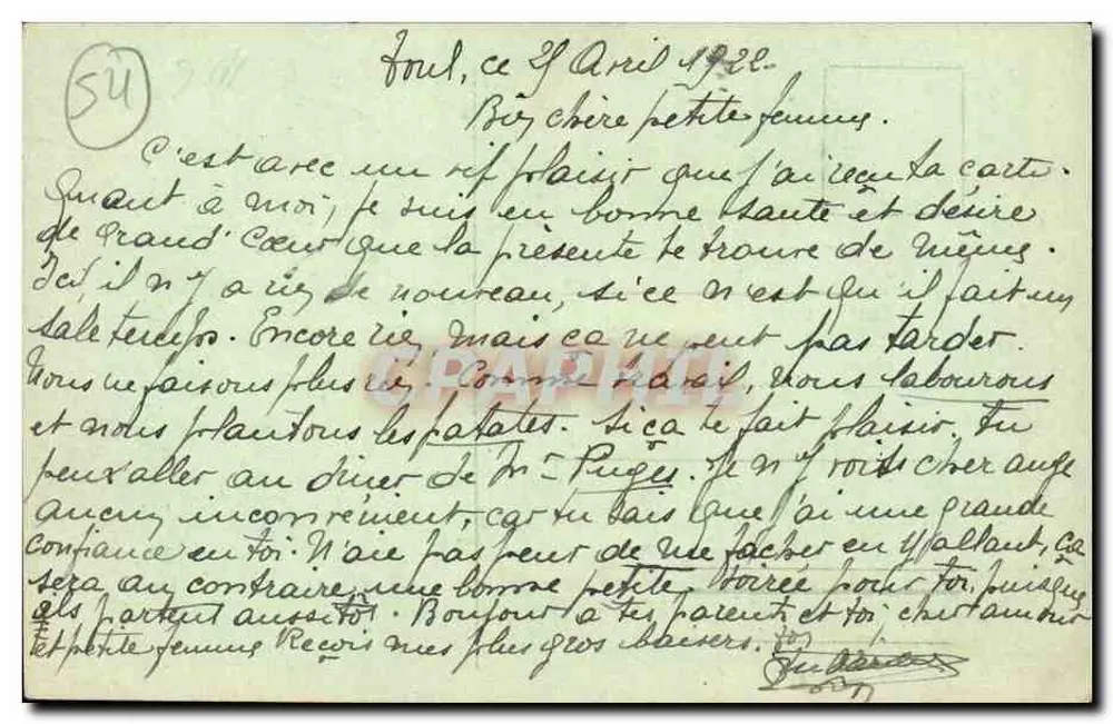 Toul Pittoresque — Avenida Victor-Hugo — Bastroy du Cailar, editores, Toul - Verso