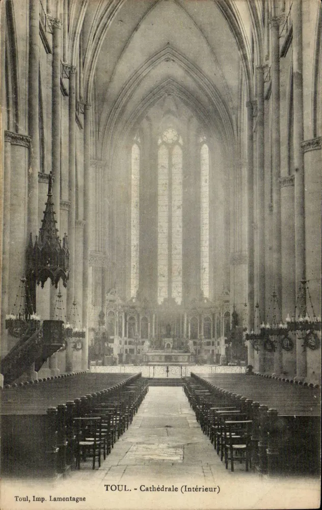 TOUL - Catedral (Interior) — Imp. Lamontagne - Frente