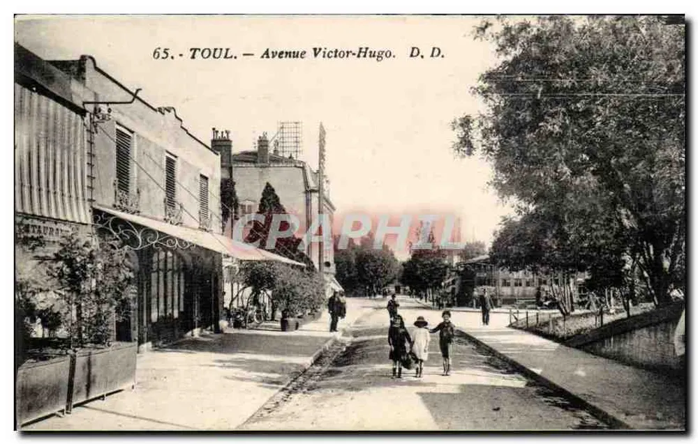 Toul — Avenue Victor-Hugo — D.D. — n°65 - Vorderseite