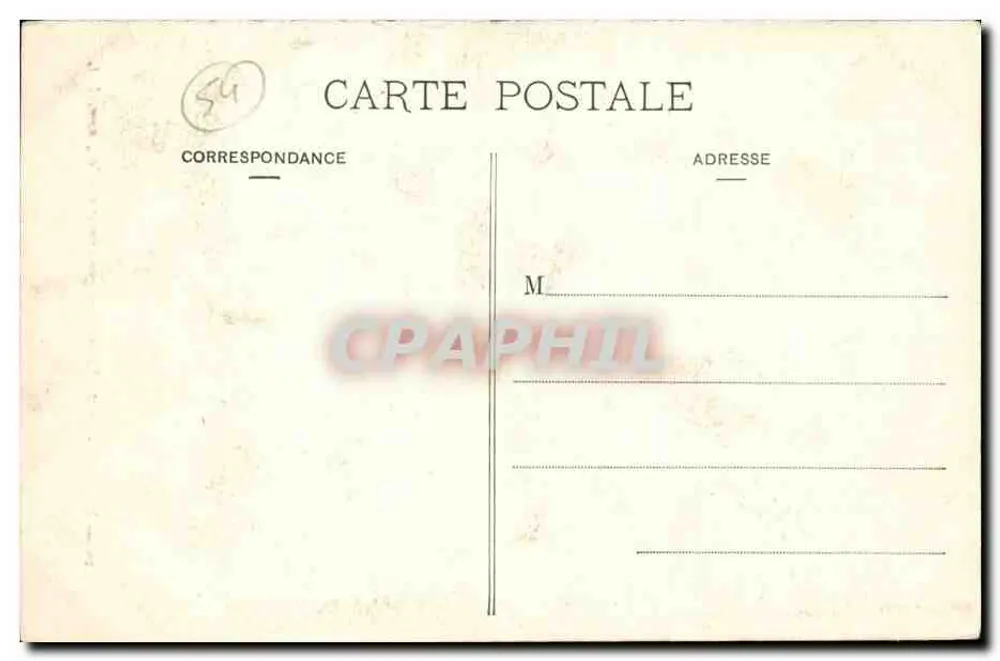 NANCY — Porta Saint-Georges (século xviii), mon. hist. - Verso