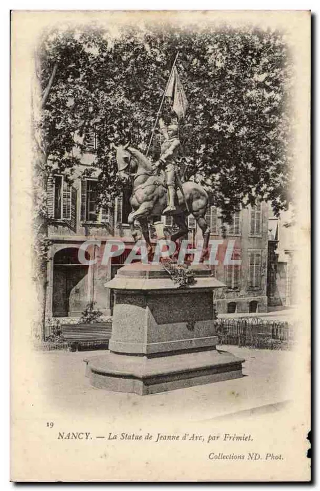 NANCY — Die Statue von Jeanne d'Arc, von Frémiet — Collections ND. Phot. - Vorderseite