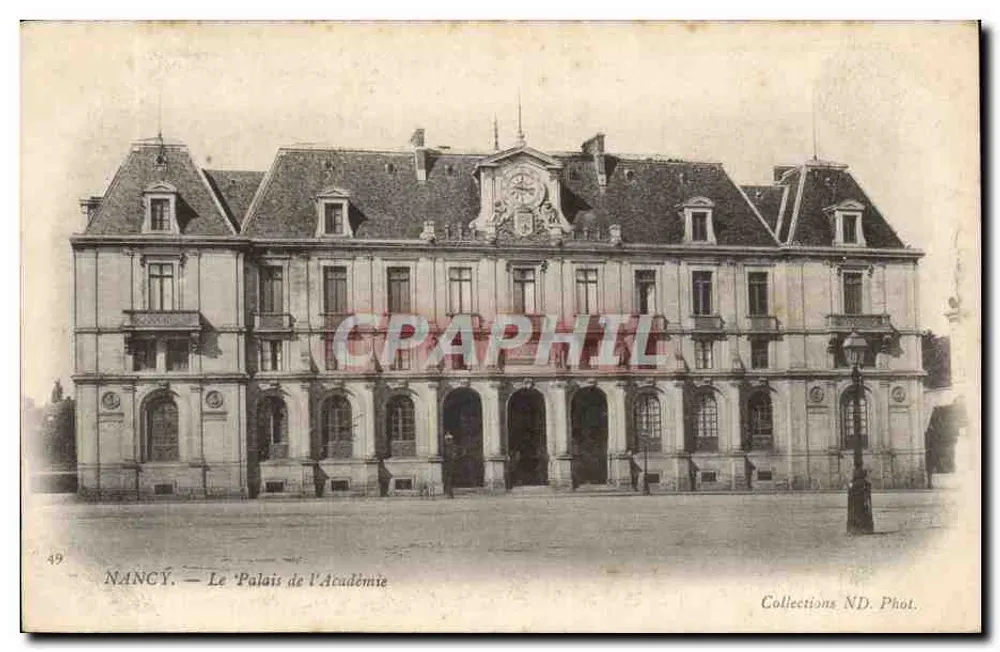 NANCY — O Palácio da Academia — Collections ND. Fot. n°49 - Frente