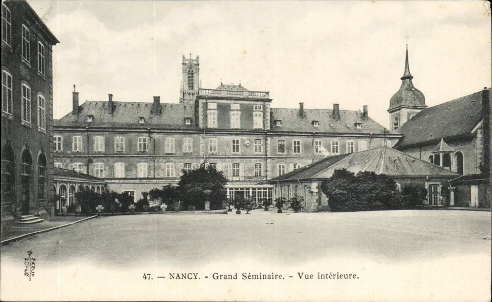 NANCY — Grand Séminaire — Vista interna — Roye Nancy - Frente