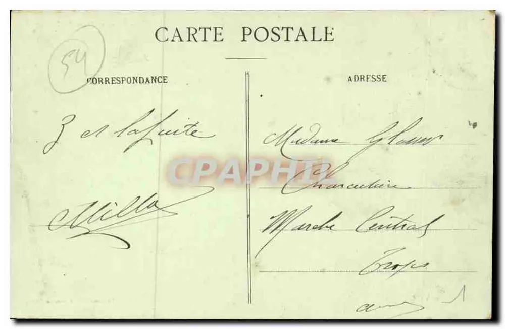 NANCY - Igreja de São Evprê e Praça das Senhoras — Imprimeries Réunies de Nancy, n°12 - Verso