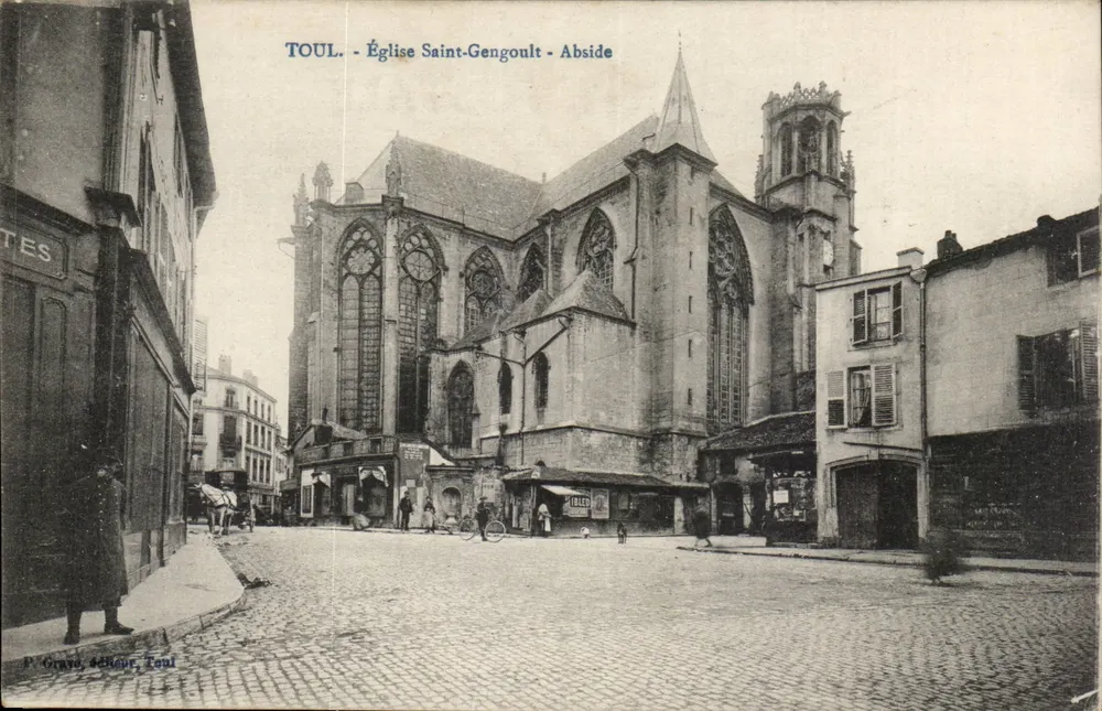 Toul - Igreja de São Gengoult - Abside — P. Gravy, editor, Toul - Frente