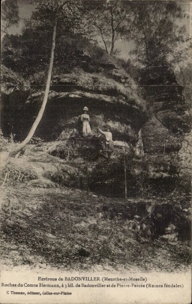 Roches du Comte Hermann — Umgebung von Badonviller (Meurthe-et-Moselle) — C Thomas, Verlag, Celles-sur-Plaine - Vorderseite