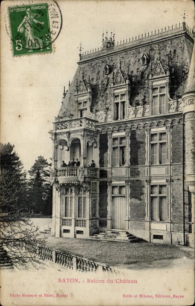 Bayon - Balcon do Castelo — Foto Homéyer et Ehret, Epinal - Frente