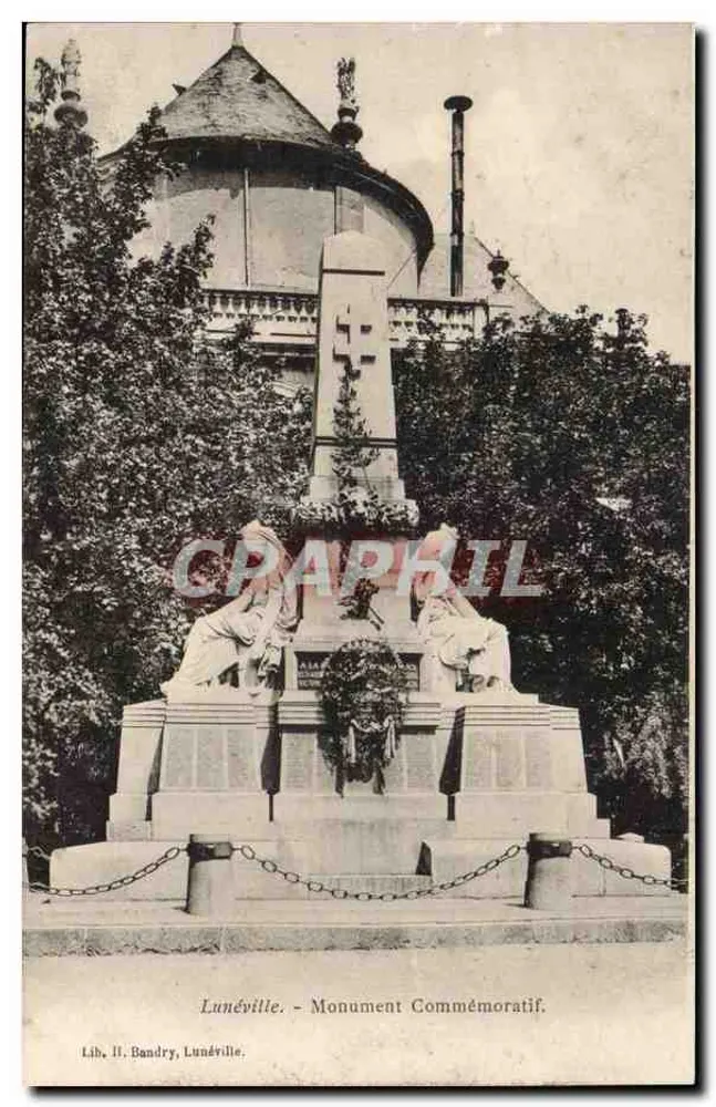 Lunéville - Monumento Comemorativo — Lib. H. Bandry, Lunéville - Frente
