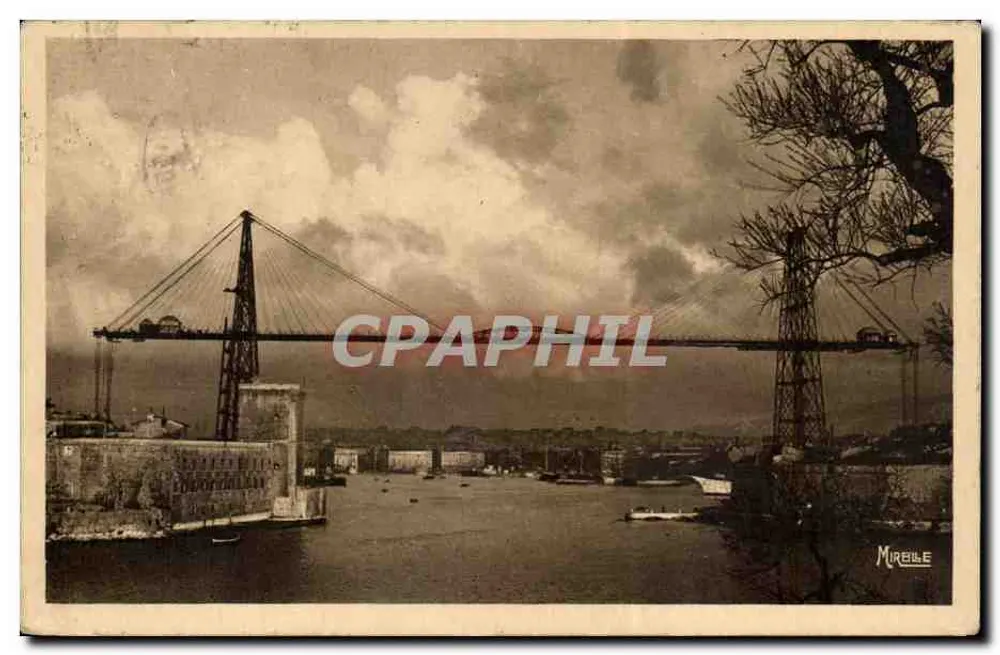 Ponte suspensa em Lisboa — vista do Tejo — editor Murelle, número de série não visível - Frente