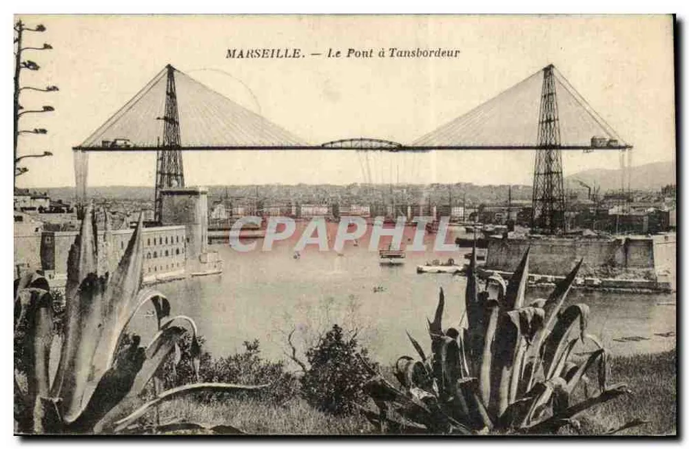 MARSEILLE — O Ponte de Tansbordeur — Editor não identificado - Frente