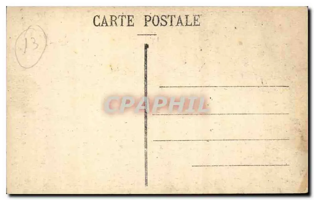 Les Saintes-Maries - Die Kirche aus nördlicher Richtung — Edition Chapelle, Nr. 67 - Rückseite