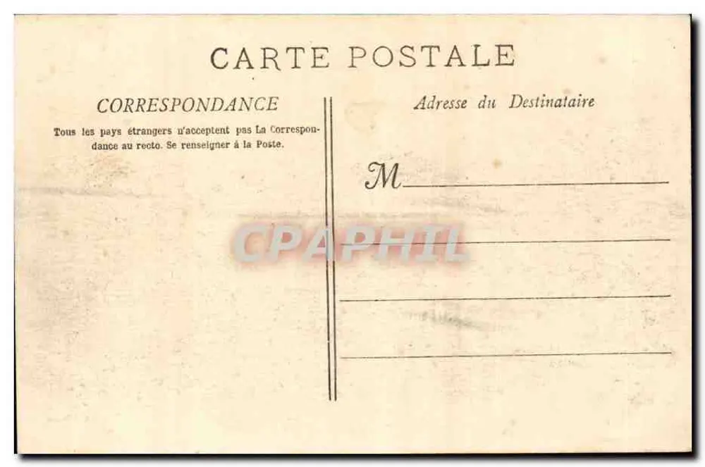 Camp de Carpiagne - Grand'Rue — Edição Risout - Verso