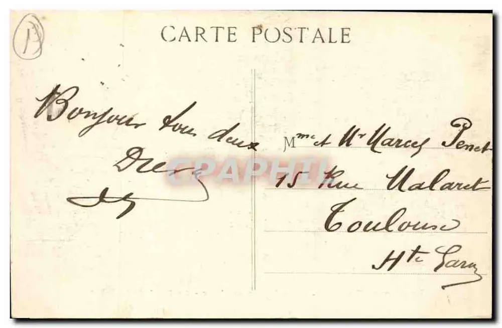 Aix-en-Provence — Die Ufer des Arc — Die Zielscheibe-Brücke — Coll. Jaussaud - Rückseite