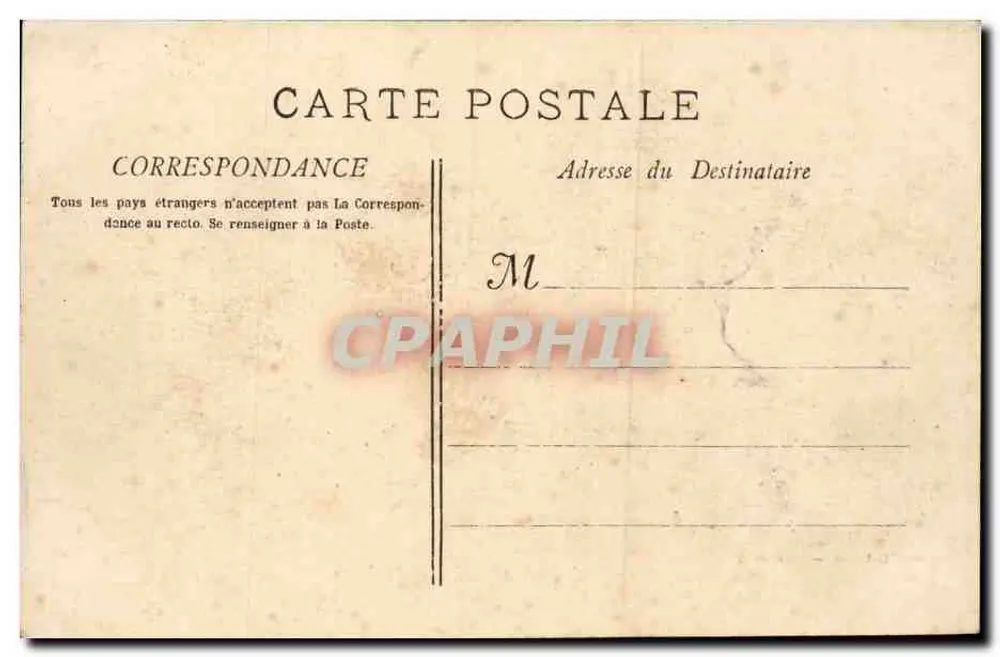 Carpiagne - A Entrada do Campo — Pl. totyp. E. Lacour — Marseille, n° 375 - Verso