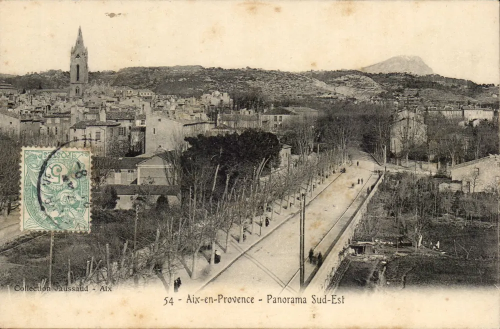 Aix-en-Provence — Panorama Sudeste — Coleção Jaussaud - Aix - Frente