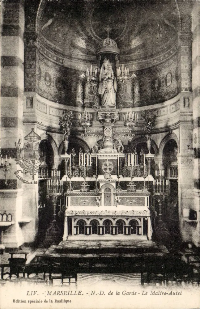 Marseille - Notre-Dame de la Garde - Der Hauptaltar - Vorderseite