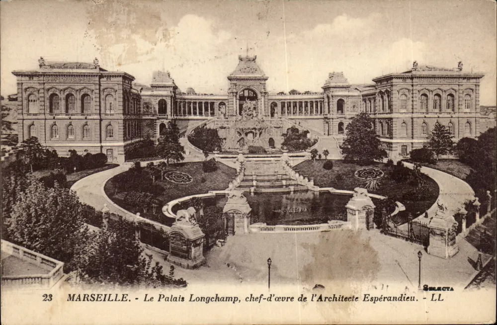 Marseille - Das Palais Longchamp, Meisterwerk des Architekten Espérandieu - LL - Vorderseite