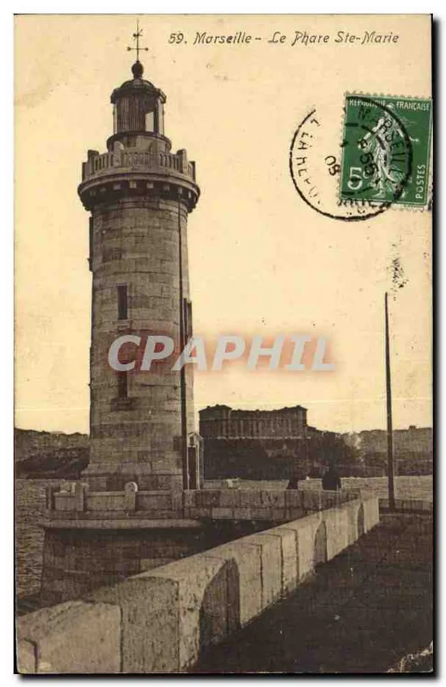 Marseille - O Farol de Santa Maria — editor desconhecido, n° 59 - Frente