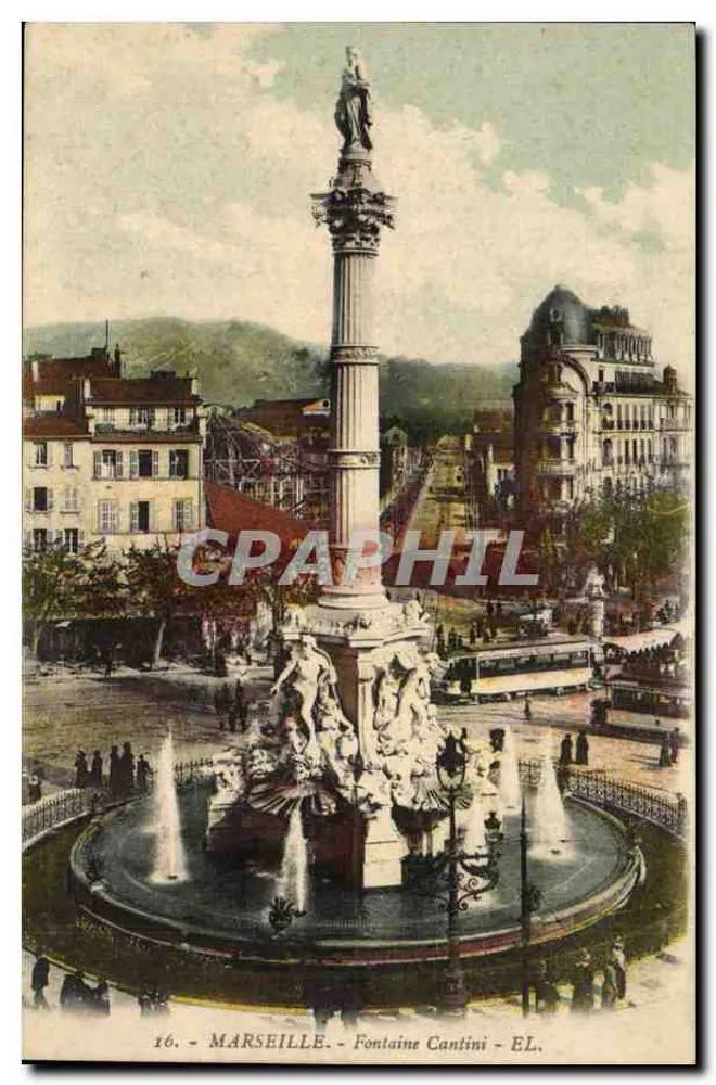 Marselha - Fontaine Cantini - EL. - Frente