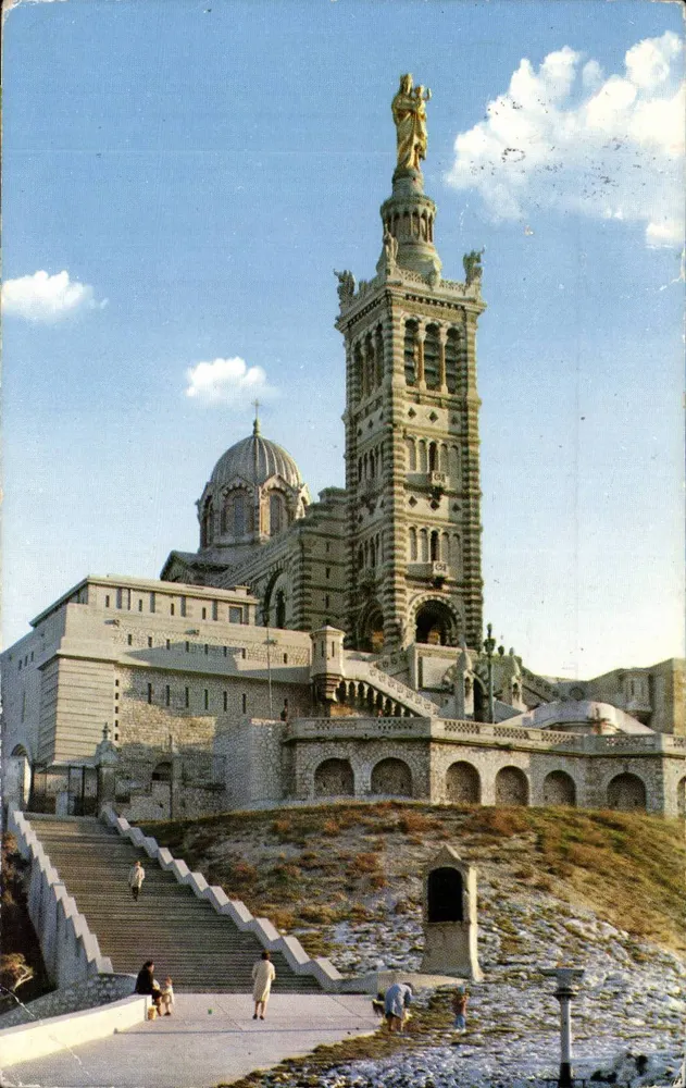 Basílica Nossa Senhora da Guarda — Marselha — Edição de França Mariale - Frente