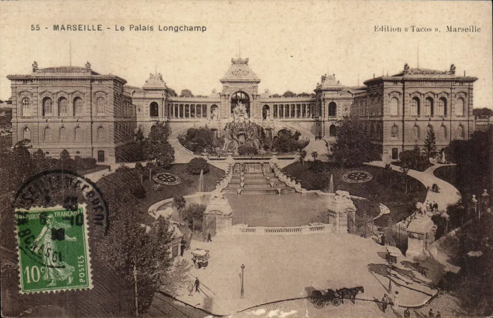 Marselha - O Palácio Longchamp — Edição « Tacos », Marselha, n°55 - Frente