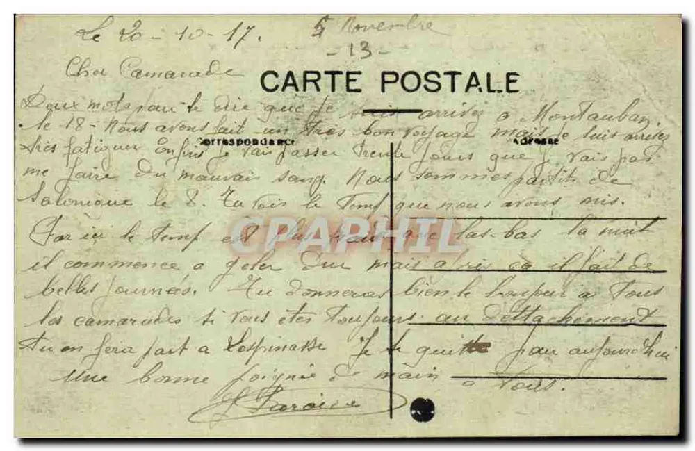Marseille — Allgemeiner Blick auf die Basins der Joitette — E. L. - Rückseite