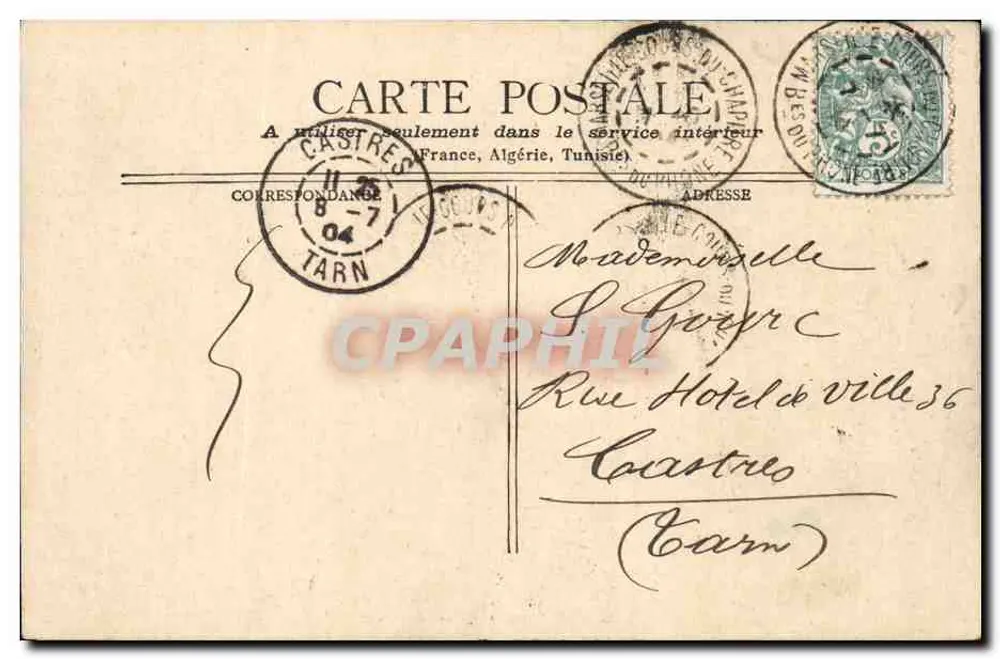 Marseille - Le Roubion - Estrada da Corniche — editor L. Loygues - Verso