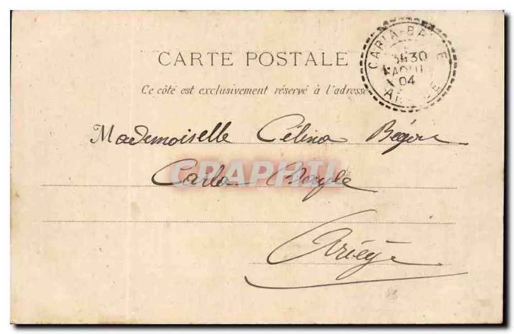 Marseille — O Forte Saint-Jean — G. M. 85, editor - Verso