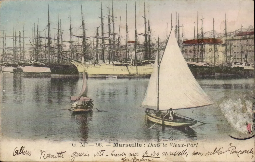 Marseille — Im Alten Hafen — G. M. — 96 - Vorderseite