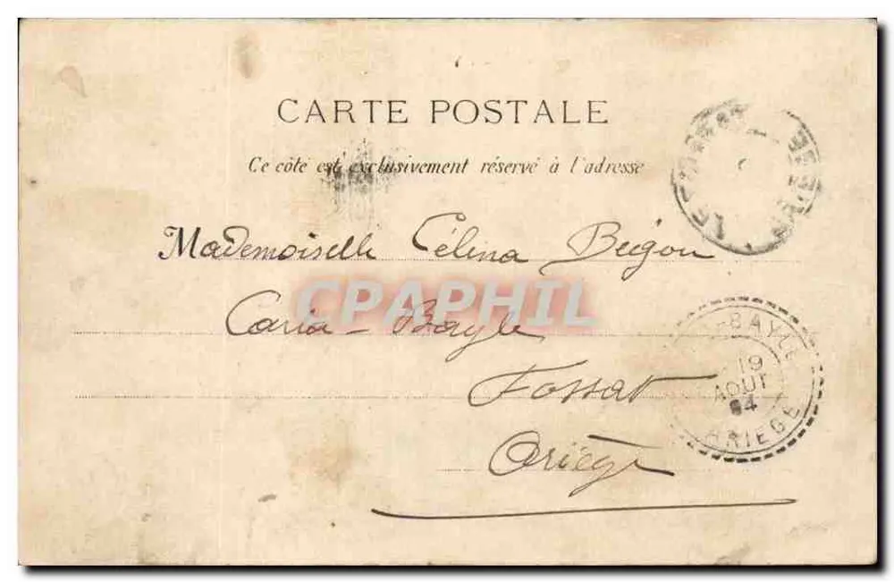 Marseille — Im Alten Hafen — G. M. — 96 - Rückseite