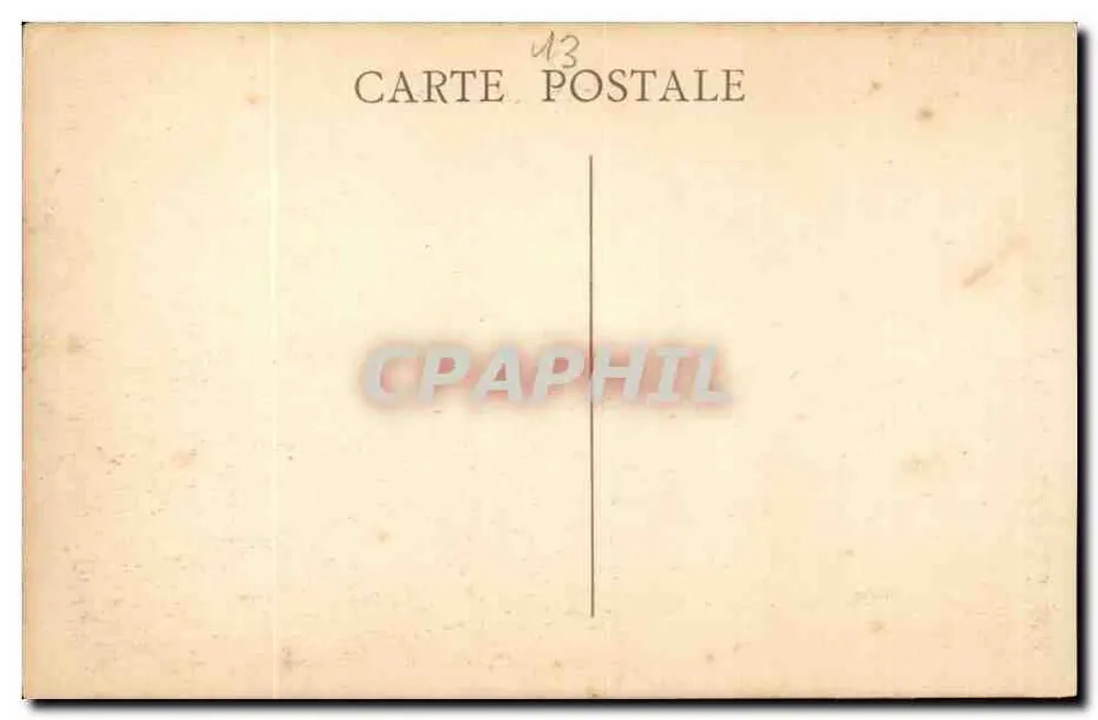 Marseille — Leuchtturm Sainte Marie — Eintreffender Postbote in Joliette - Rückseite