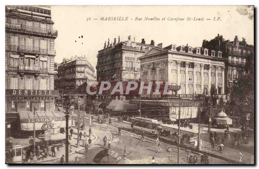 Marseille - Rue Noailles und Carefour St-Louis — I.P. - Vorderseite